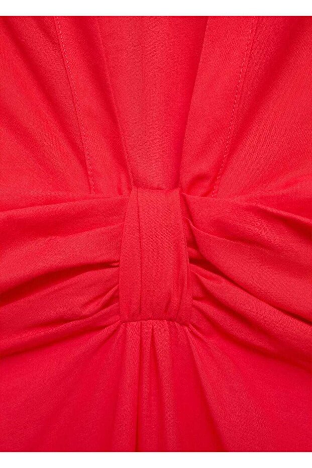 Yan Yırtmaçlı Uzun Elbise - 6