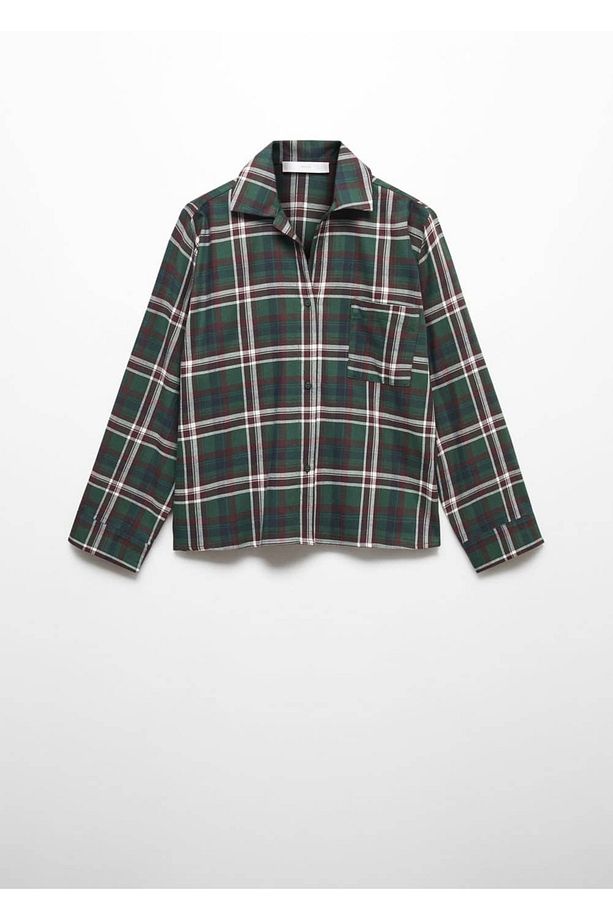 Pamuklu Flanel Pijama Gömlek - 3