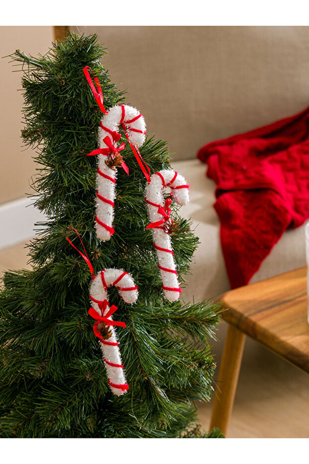 Lcwk Dekoratif Baston Ağaç Süsü 3'lü - 1