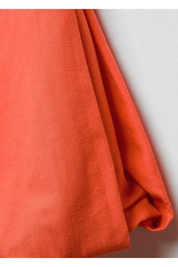 Balon kollu elbise - 6