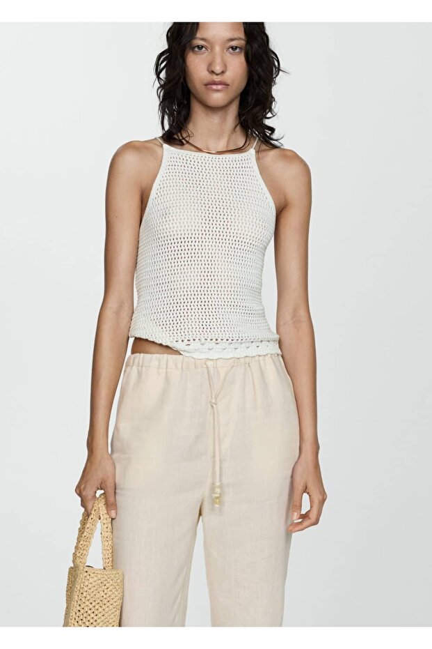 Keten jogger pantolon - 7