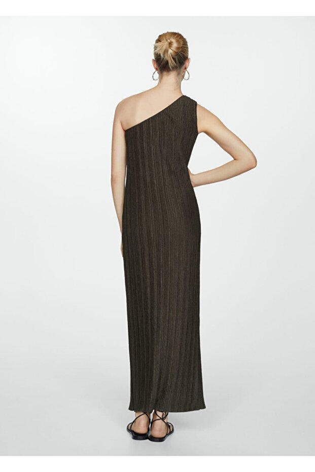 Triko asimetrik elbise - 4