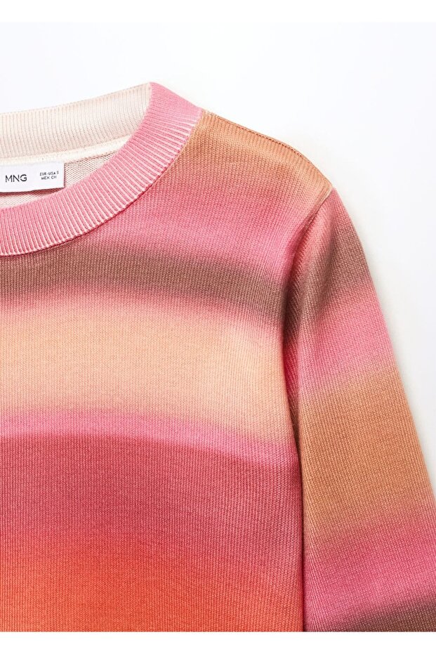 Degrade Baskılı Kazak - 5