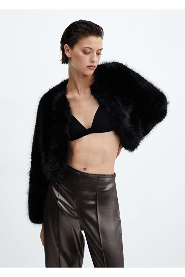 Metalik Görünümlü Pantolon - 5