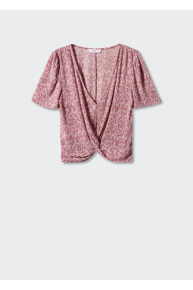 Düğümli dokuma bluz - 3