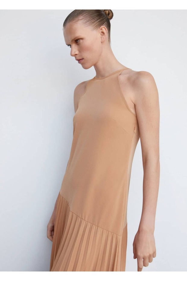 Pili Parçalı Elbise - 6