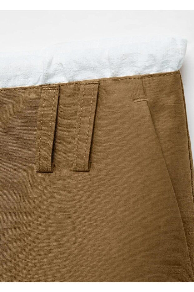 Beli kontrast mini etek - 7