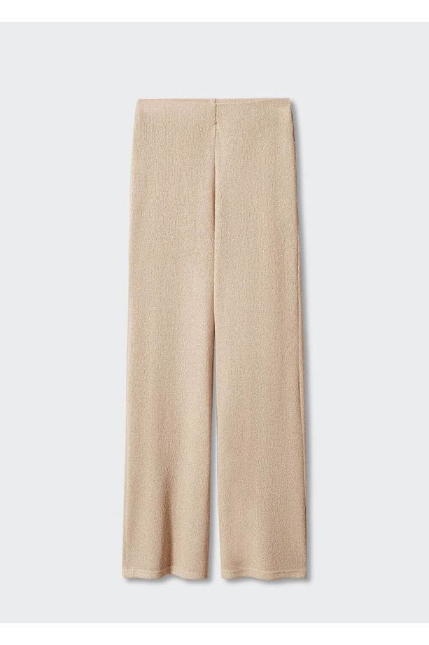 Flared triko pantolon - 3