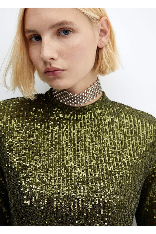 Pullu balıkçı yaka tişört - 5