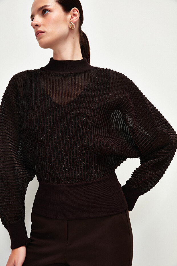 Şık Triko Bluz - 1