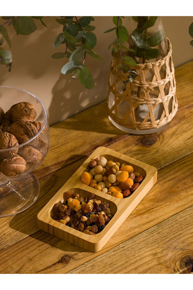 Lcw Home Brown Wooden Snack Bowl 18 cm İmrex Global