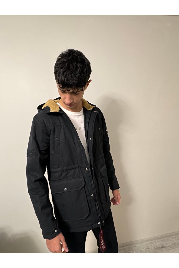 Keten kaban içi kürklü - 1