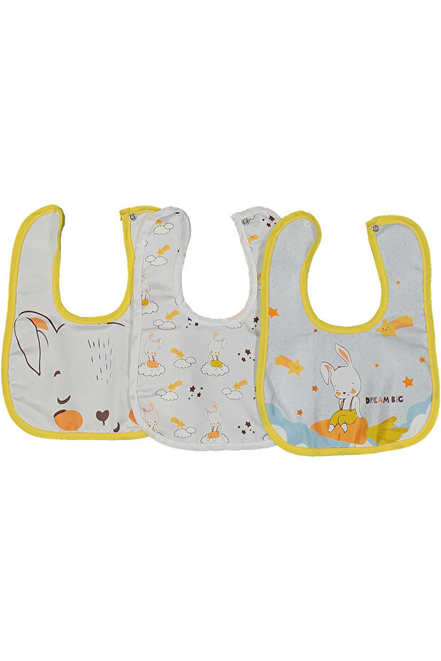 3 BABY BIBS (0-12) MONTHS