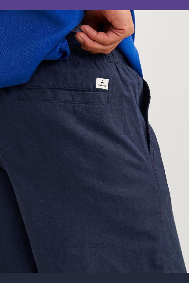 Chino Şort, S, Lacivert - 3