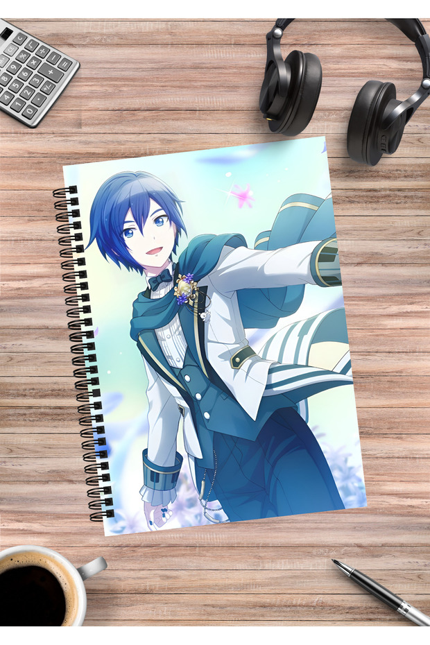 دفتر ملاحظات Project Sekai Kaito Anime Spiral A5