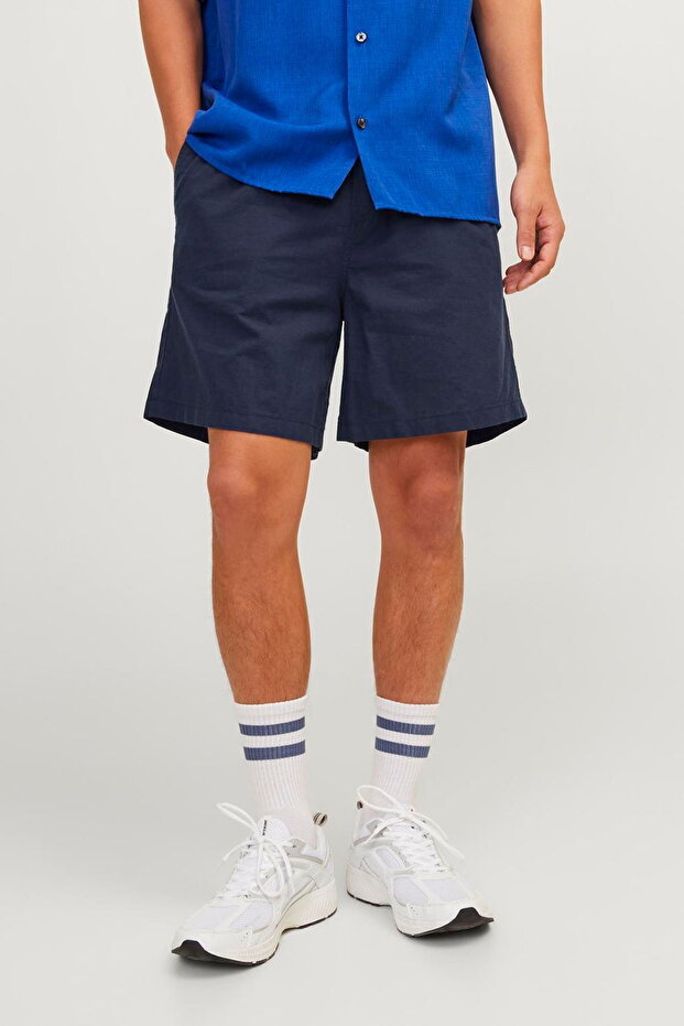 Chino Şort, S, Lacivert - 8