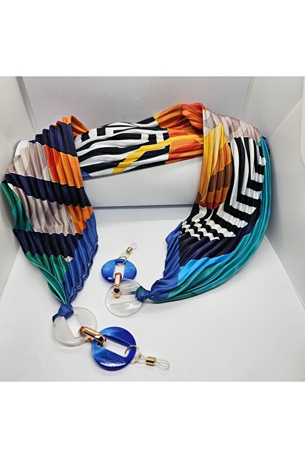 Stylish Eyeglass Chain with Scarf – Modern Eyeglass Strap & Elegant Accessory