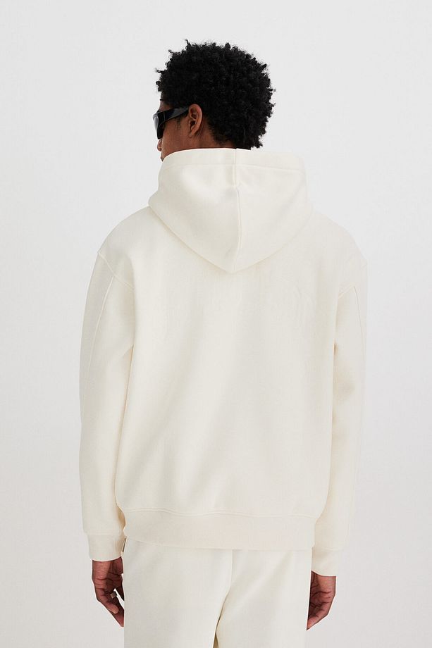 Loose Fit Baskılı ve Kapüşonlu Üst - 5