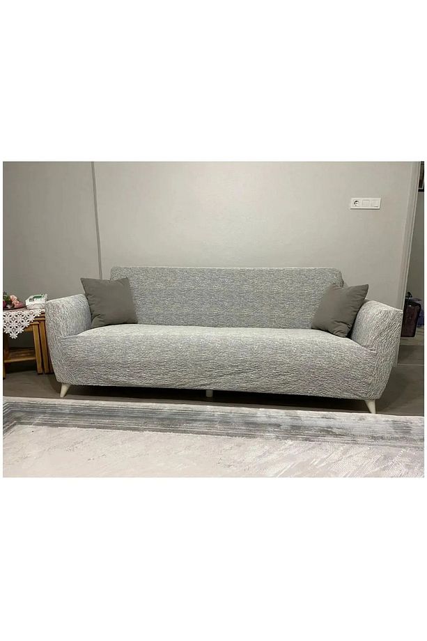 Koltuk Örtüsü Takımı Lastikli Esnek Yıkanabilir (2 Adet 3’lü, 2 Adet 1’li) - 2