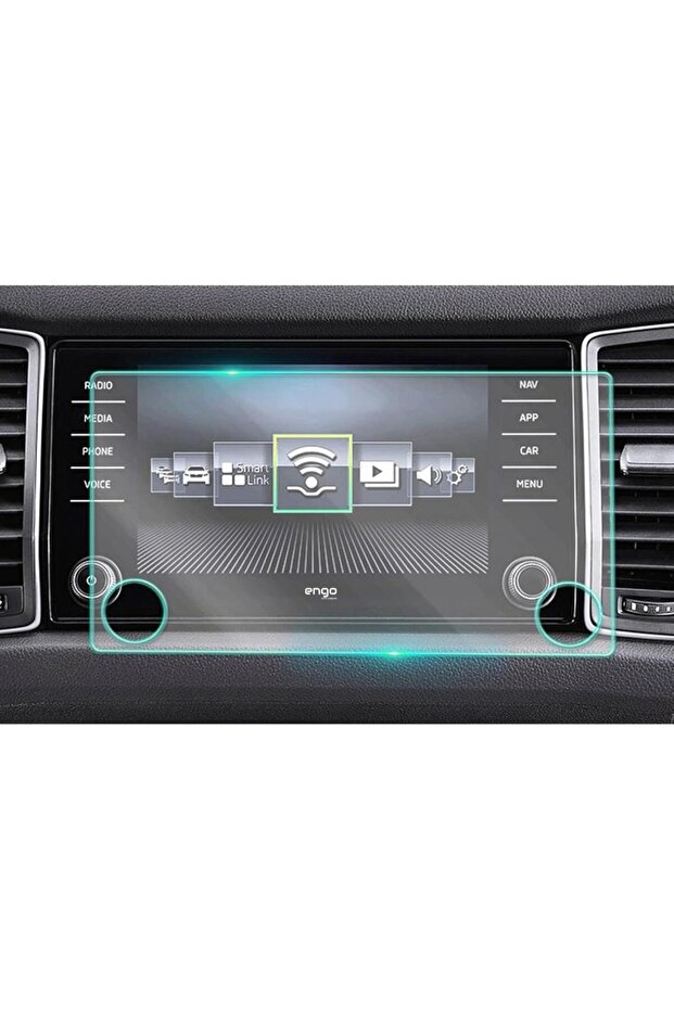 سكودا كاروك واقي شاشة 8 بوصة متعدد الوسائط نانو شفاف
