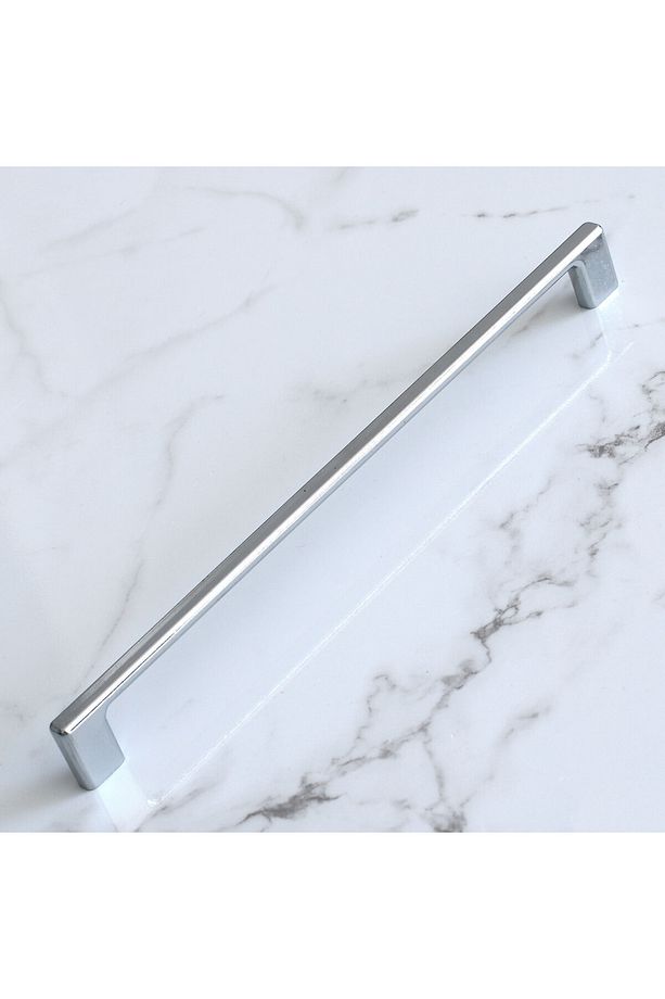 Merve Krom Metal Kulp 192 Mm-19.2 Cm Mobilya Mutfak Çekmece Dolabı Dolap Kapak Kulpları Kulbu Kulpu - 5