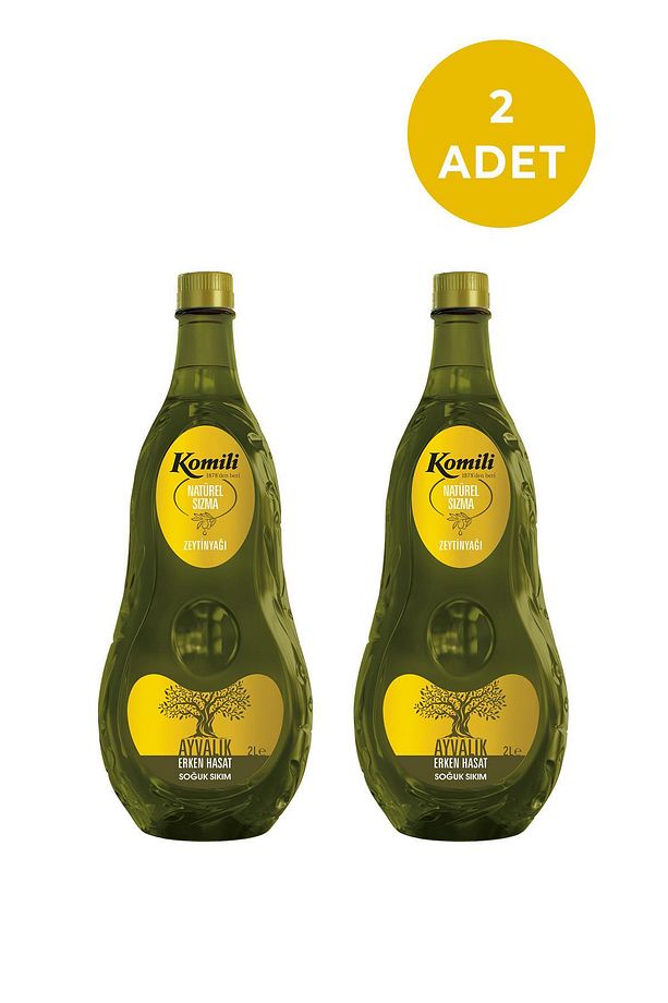 Ayvalık Erken Hasat Naturel Sızma Zeytinyağı 2 Lt *2 Adet - 1