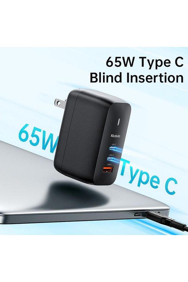 Ch-0291 65w 3-port Type-c Usb Mini Hızlı Şarj Adaptörü - 3