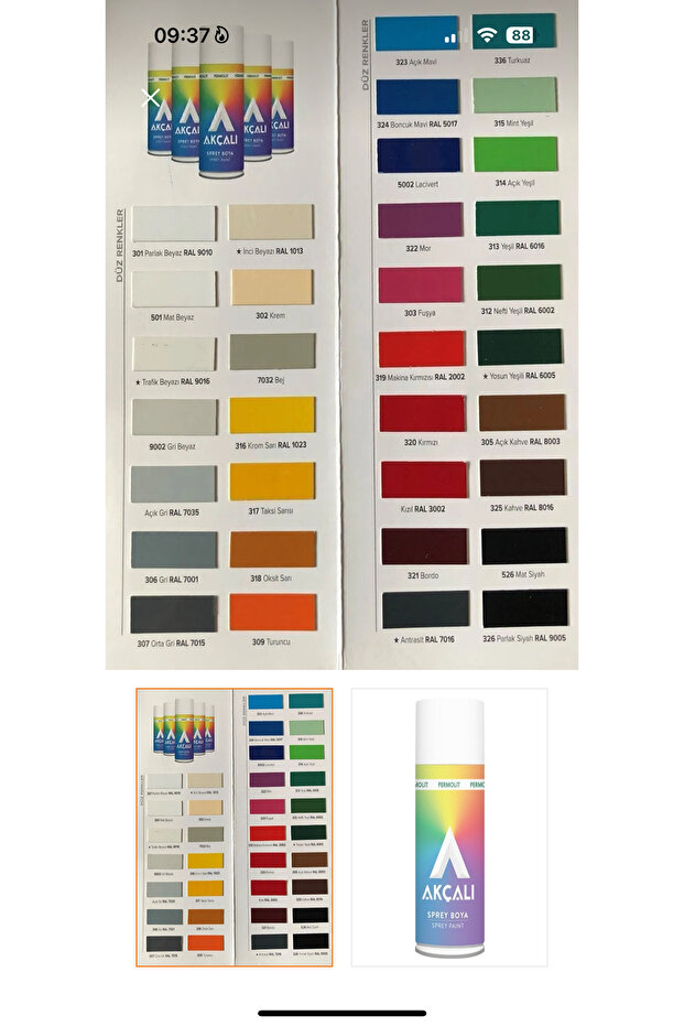 AKÇALI SPREY BOYA - 1