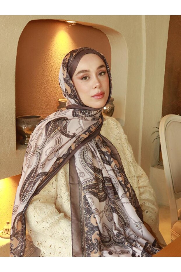 Desen Pamuk Şal - 1