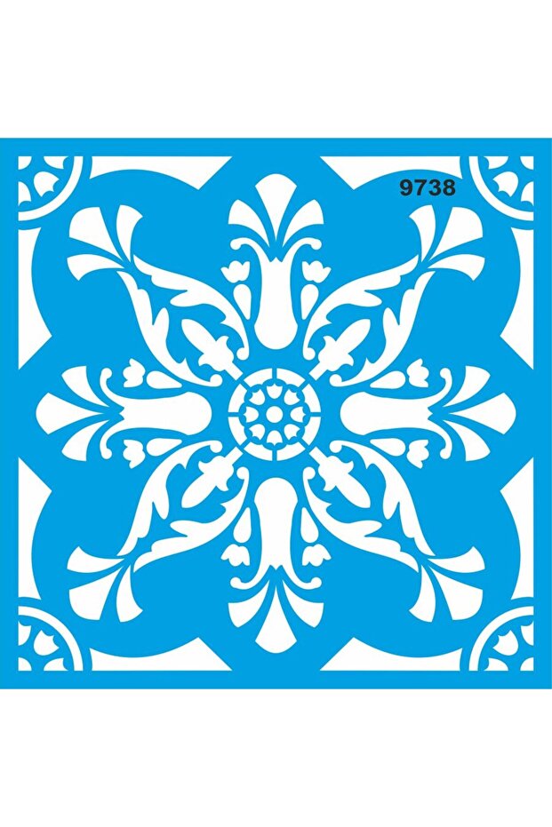 قالب رسم استنسل بنمط البلاط_7 - 1