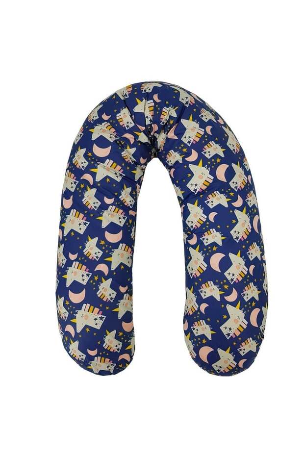 Perna pentru gravida, Fibre din silicon, 180 cm, Eko - Navy - 1