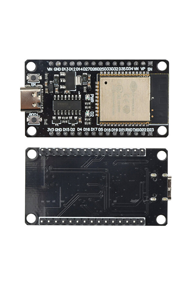 ESP32 Wifi ve Bluetooth Modül Geliştirme Kartı ESP32-WROOM-32 32 Bit 240Mhz 4 MByte Flash CH341 Usb - 6