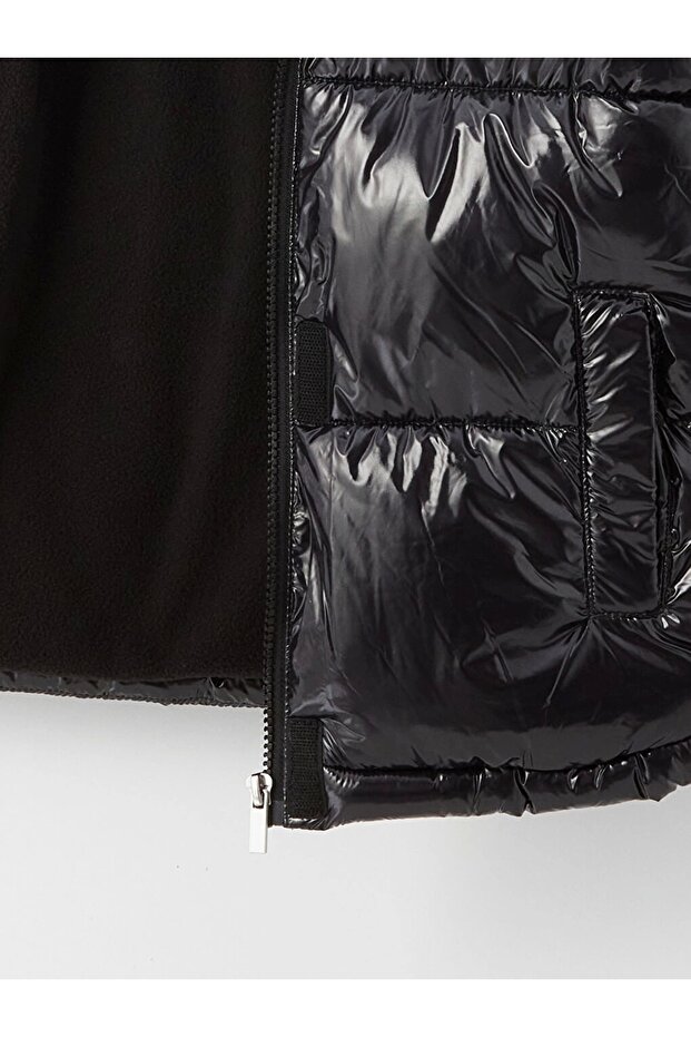 Kapüşonlu Kız Çocuk Mont - 3