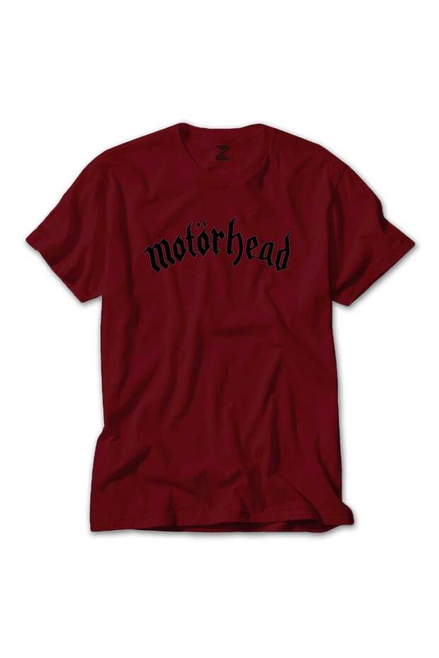 تي شيرت Motörhead بنص شعار أبيض وأحمر