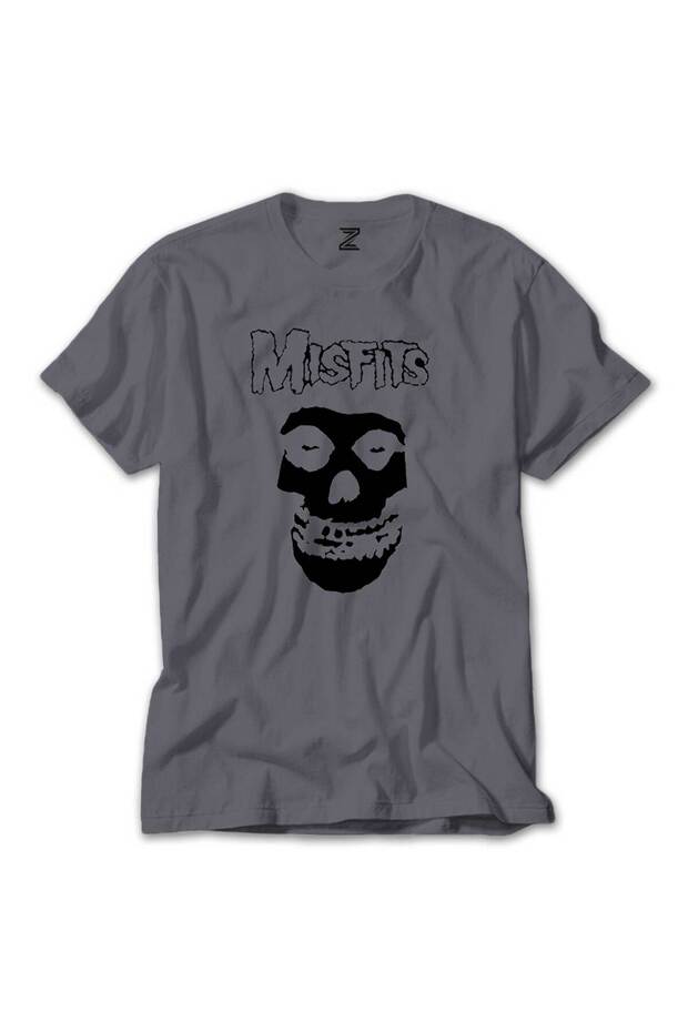 Μπλουζάκι Misfits Skull Grey - 1