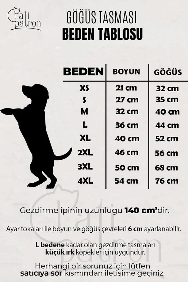 Kaçış Önleyici Köpek Göğüs Tasma Seti Küçük Irk Ve Büyük Irk Köpek Gezdirme Tasması - 3