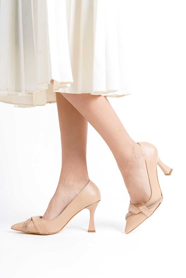 Women's Heeled Engagement Evening Dress Shoes