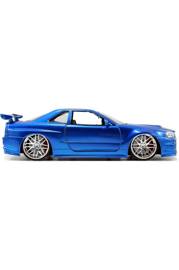 Fast and Furious Brian's Nissan Skyline GT-R (BNR34) 1/24 Model Araba - 4
