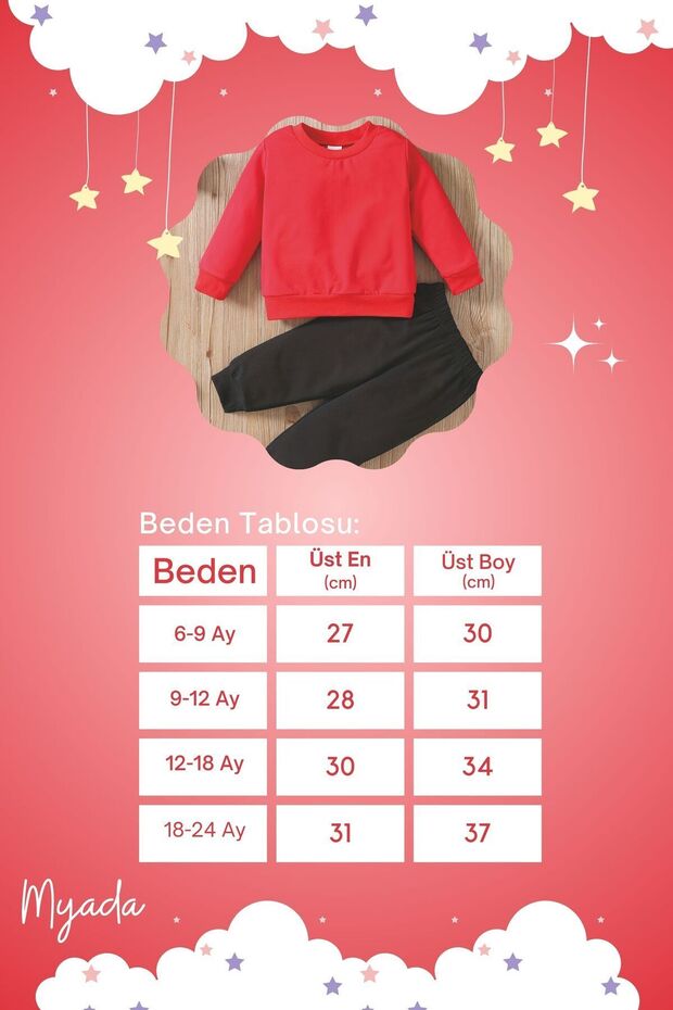Capybara Baskılı Alt Üst Bebek Takımı 24255 - 2
