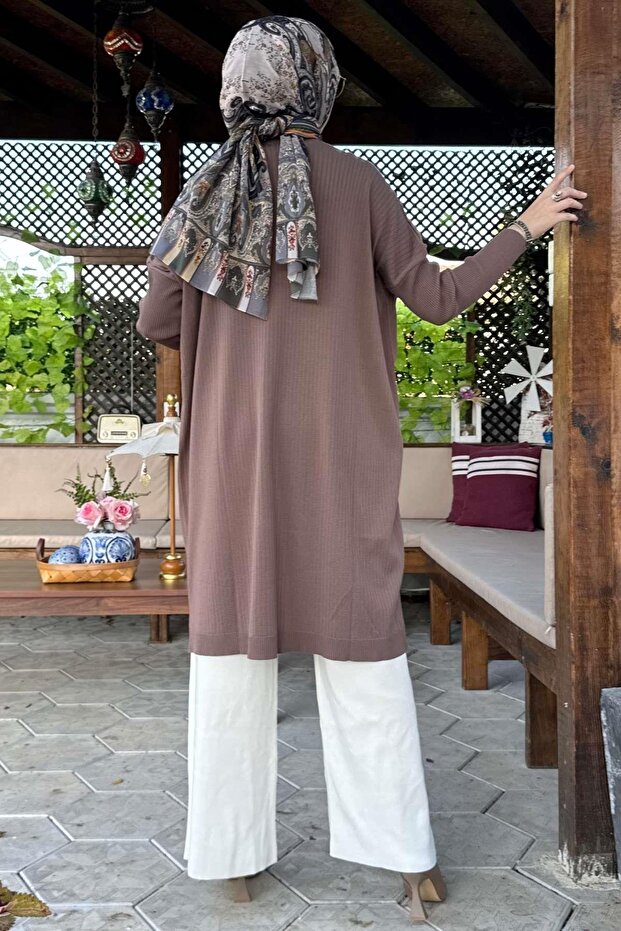 Dora Triko Tunik Sütlü Kahve - 8