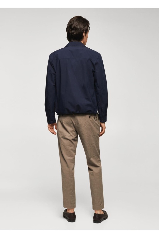 Cepli pamuklu hafif ceket - 4