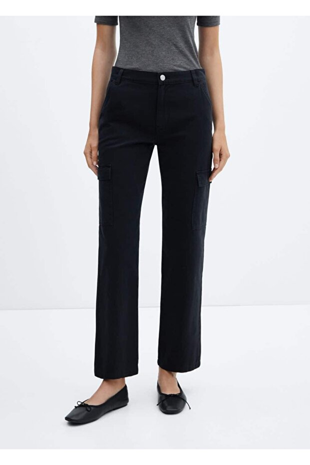 Cepli kargo jean pantolon - 1