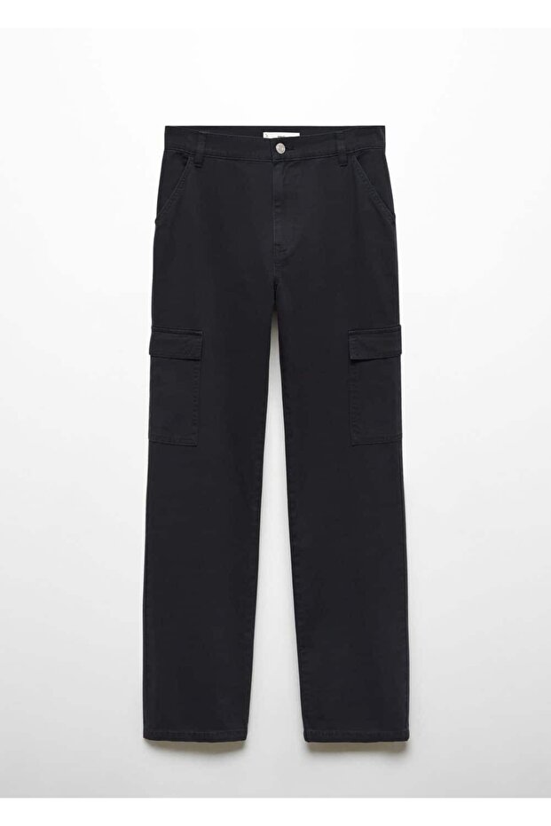 Cepli kargo jean pantolon - 3