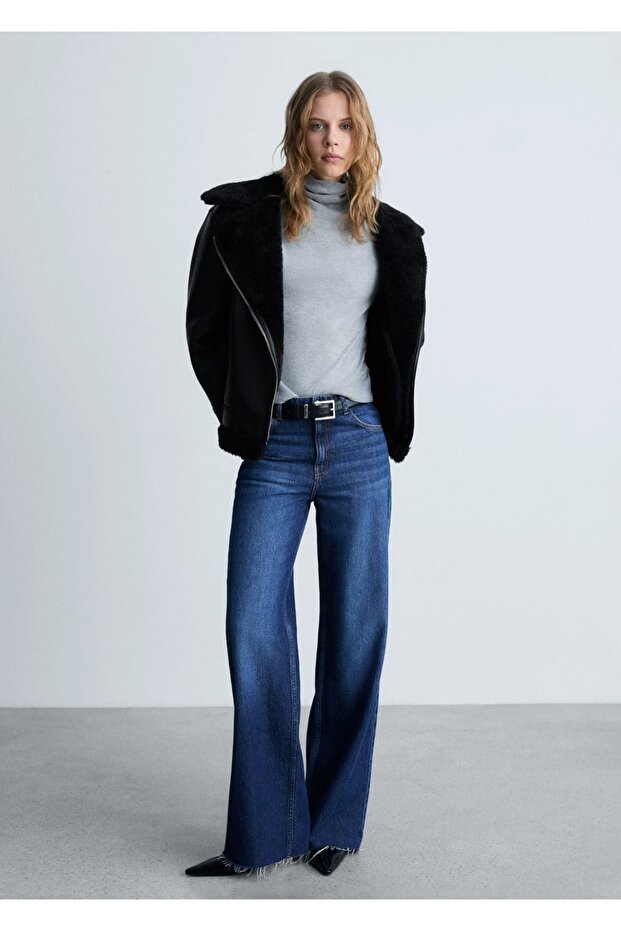 Suni kürk astarlı ceket - 2