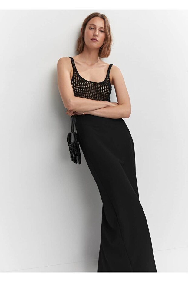 Ajur örgü lureks bluz - 6