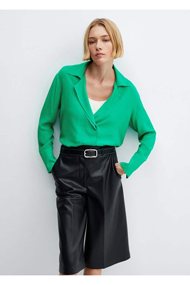 Offenes Hemd ohne Knöpfe - 5