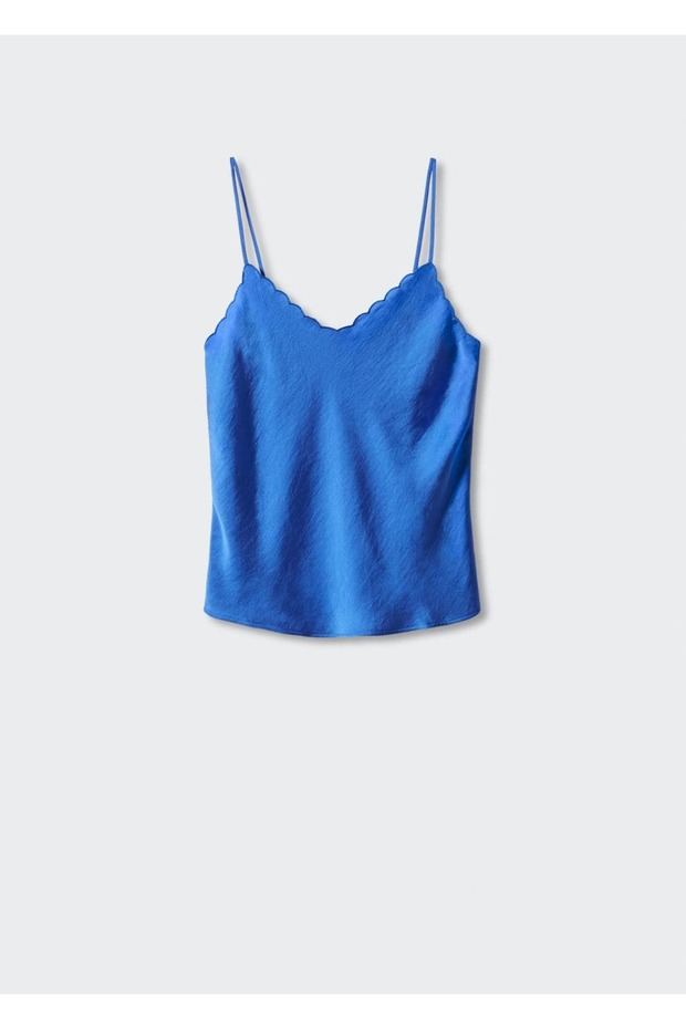 Saten dantel bluz - 3