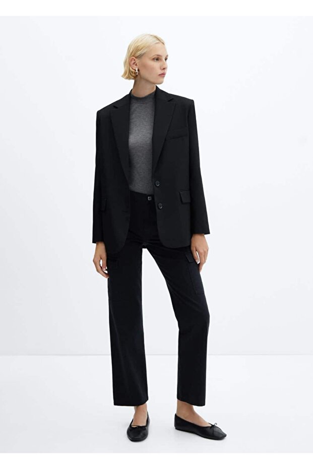 Cepli kargo jean pantolon - 2