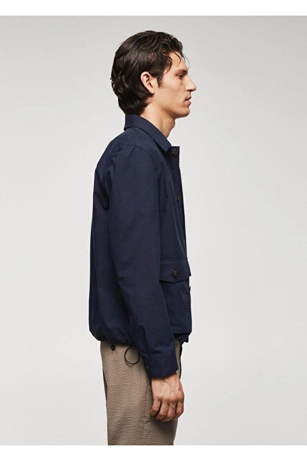 Cepli pamuklu hafif ceket - 6