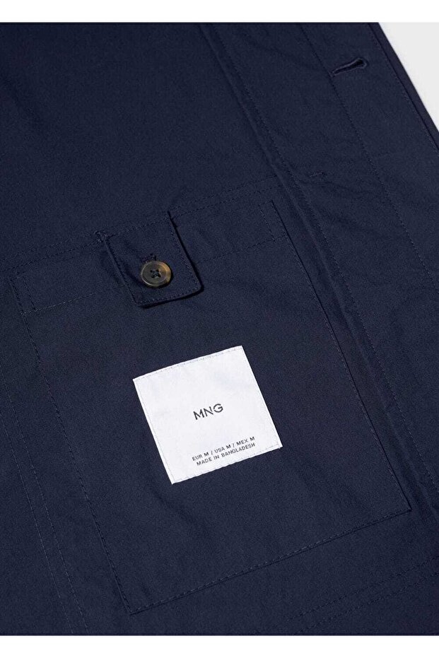 Cepli pamuklu hafif ceket - 8